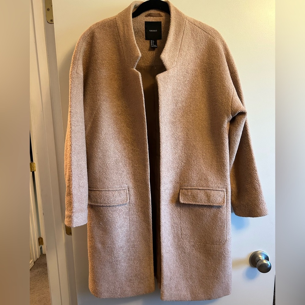 Forever 21 Tan Teddy Jacket
